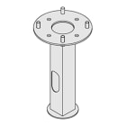 Performance in Lighting - Support platine à enterrer pour Amon