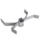 Performance in Lighting - Support pour montage emmanché sur mât de 2 projecteurs GUELL 2.5