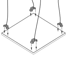 Performance in Lighting - Plato Suspension Kit