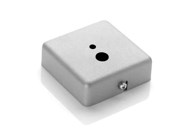 Performance in Lighting - Ceiling Rose Square H=25 Ral9006S