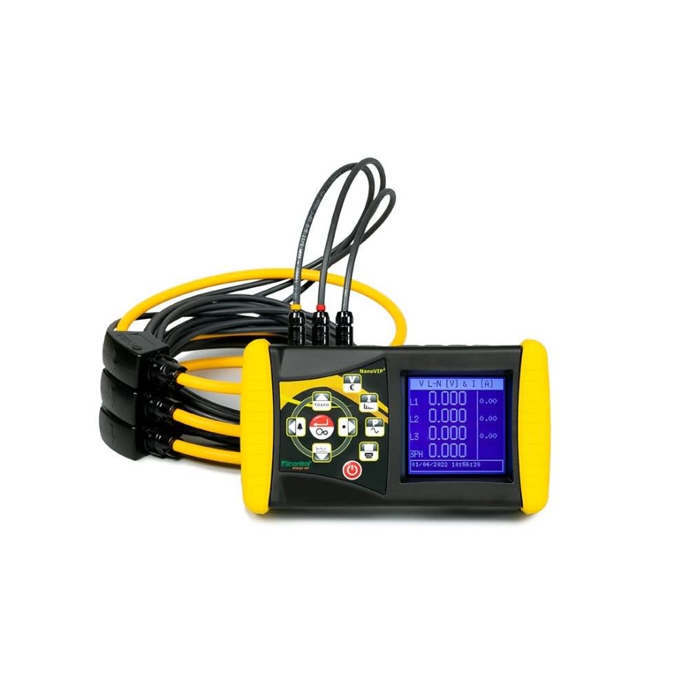 Turbotronic - Analyseur de qualité d'énergie mono et triphasé livré avec 3 pinces 3000A