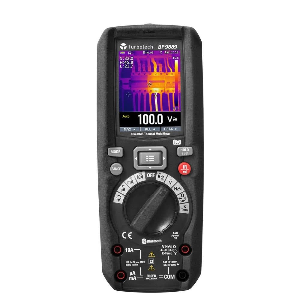 Turbotronic - Multimètre numérique TRMS à image infrarouge 80x80 Pxls.
