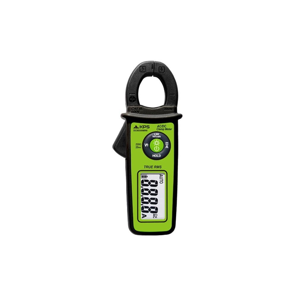 Turbotronic - Mini pince ampèremétrique TRMS 300A CA/CC. 6000 Pts.