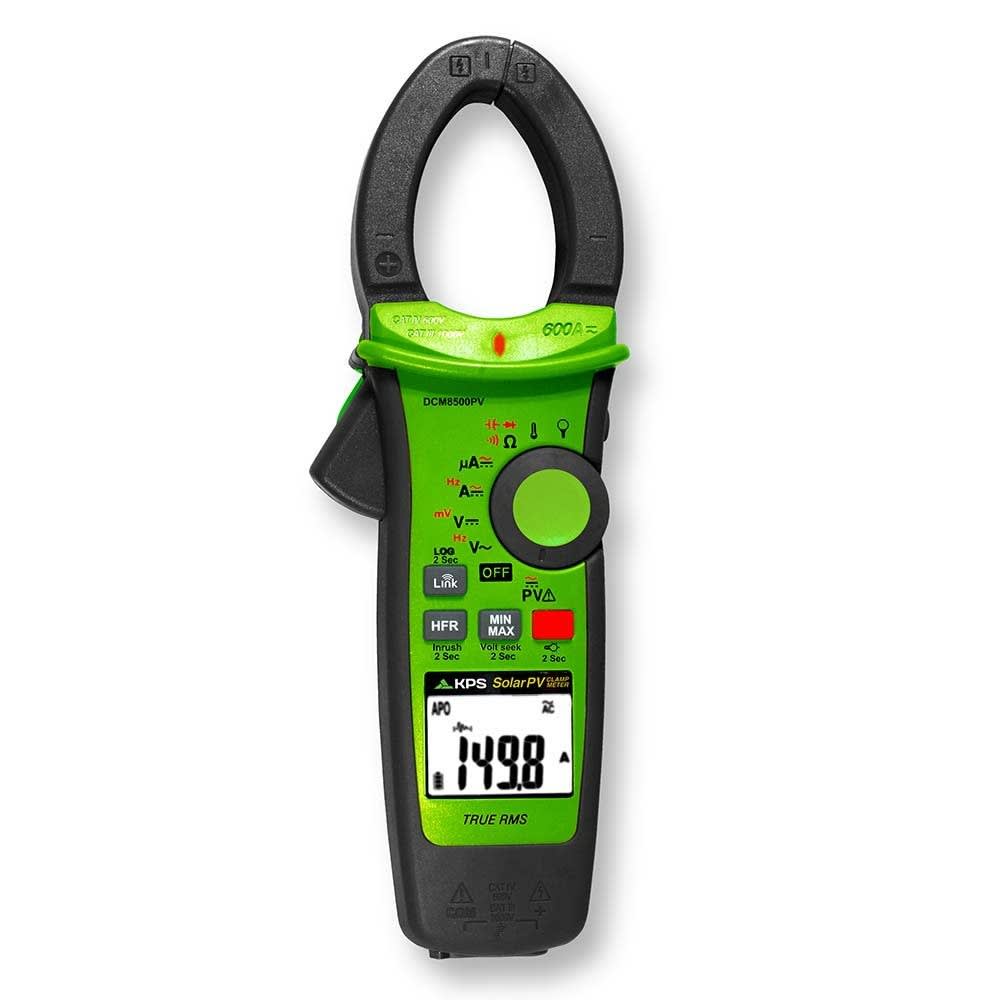 Turbotronic - Pince ampèremétrique Bluetooth pour PV. TRMS 600Aca/cc;