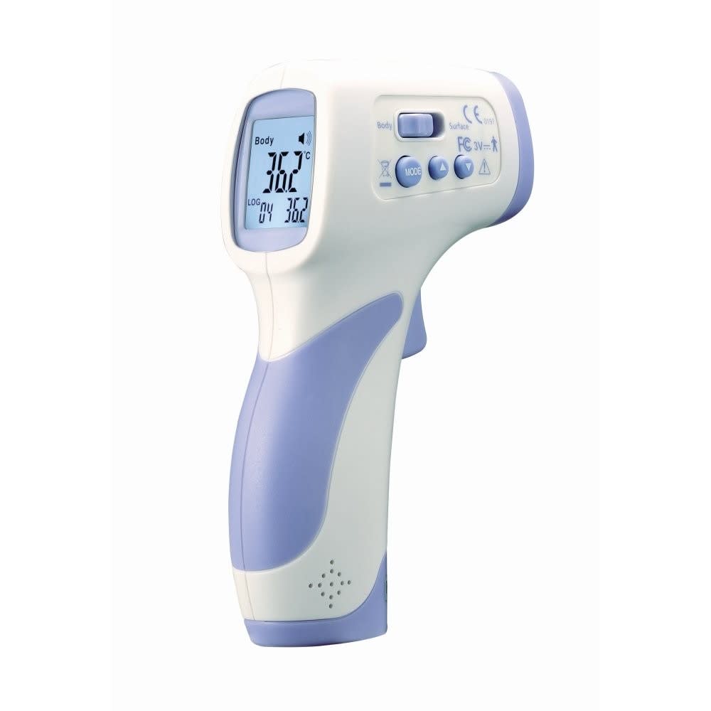 Turbotronic - Thermomètre infrarouge médical sans contact de 32°C à 42,5°C