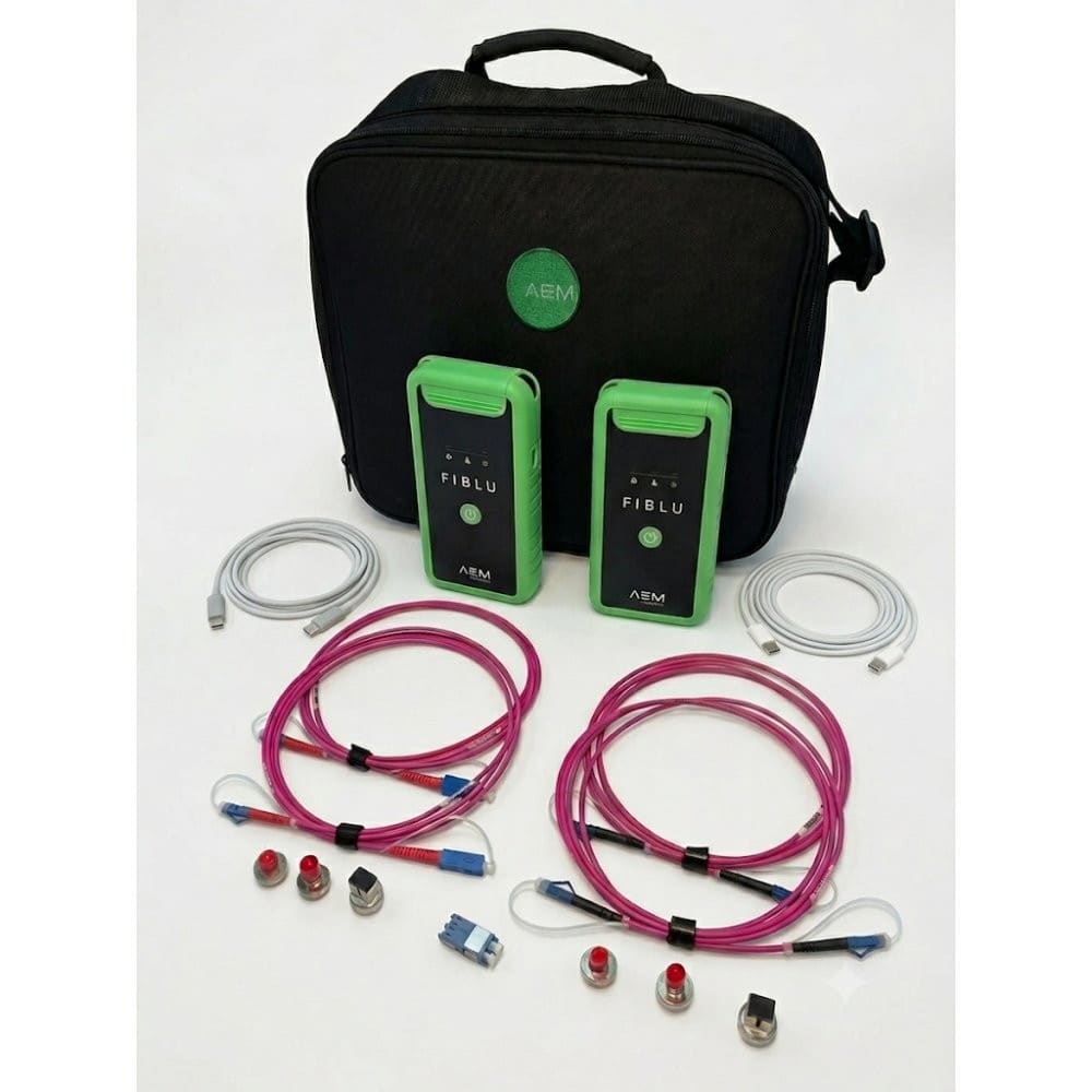 Turbotronic - Paire certificateurs de fibre multimode connecté via appli