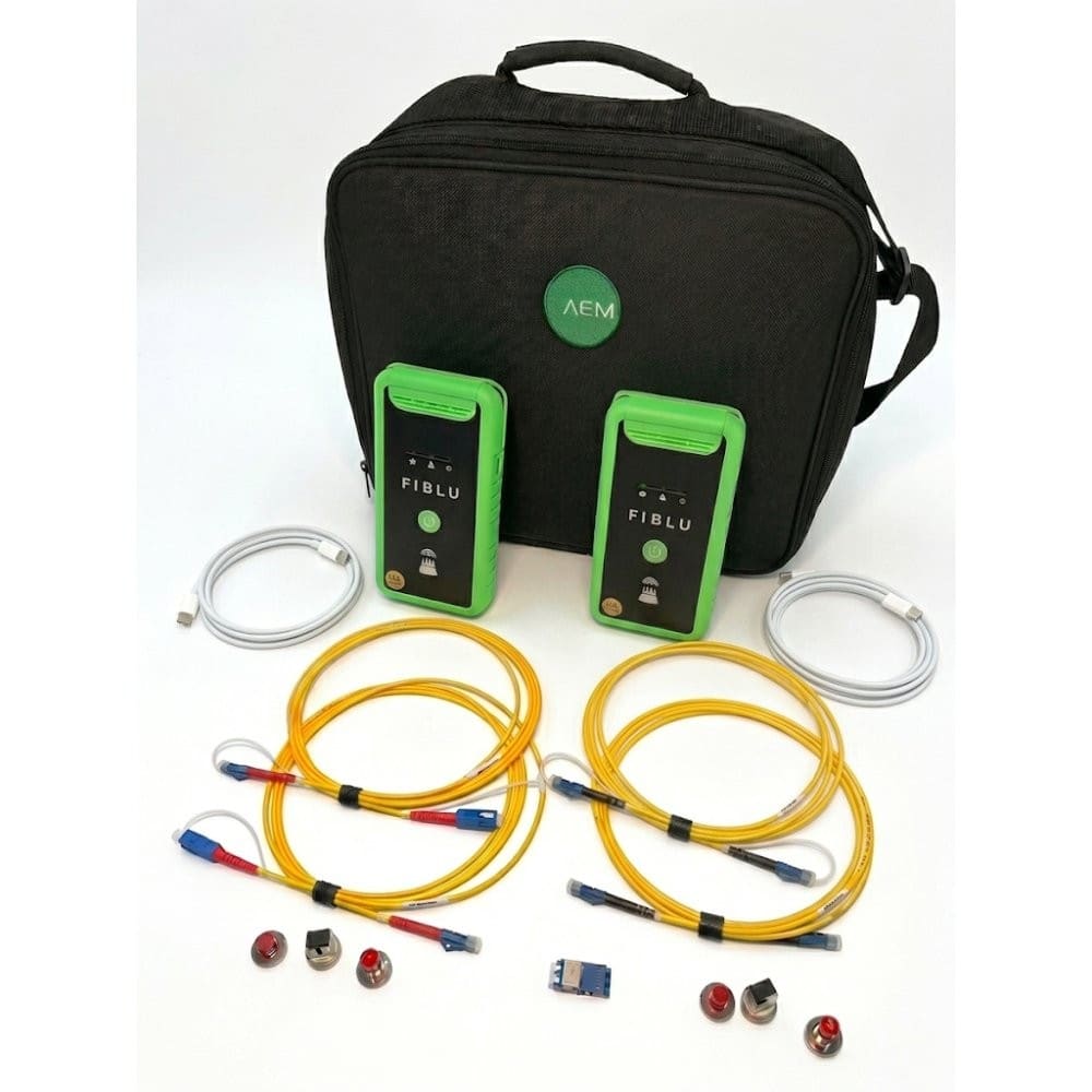 Turbotronic - Paire certificateurs de fibre monomode connecté via appli