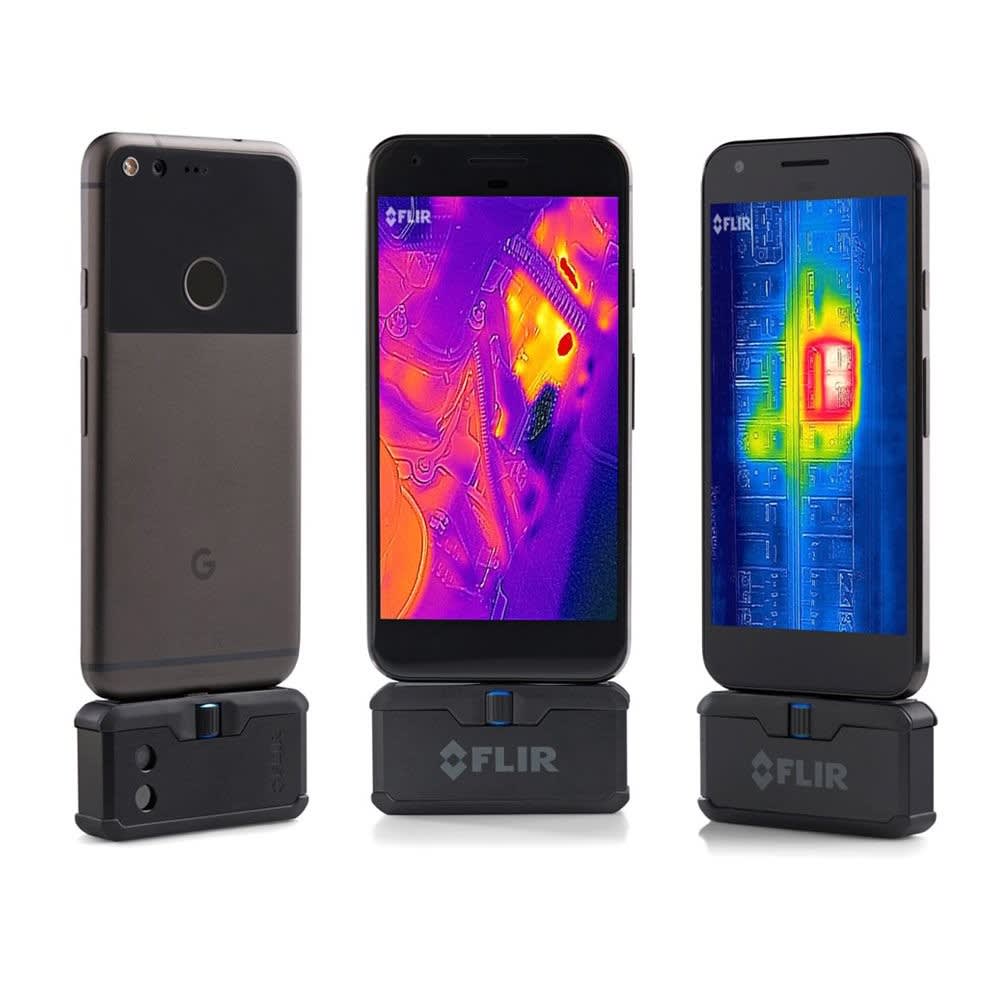 Turbotronic - Mini caméra thermique pour smartphones Android USBC. 80x60 Pixels