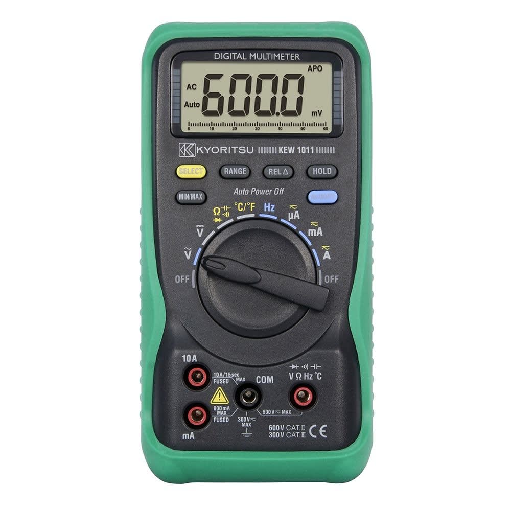 Turbotronic - Multimètre numérique 6040 pts, VCA/VCC/ACA/ACC/R/DUTY/Hz/REL/T/MAX/MIN