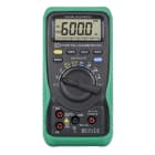Turbotronic - Multimètre numérique 6040 pts, VCA/VCC/ACA/ACC/R/DUTY/Hz/REL/T/MAX/MIN