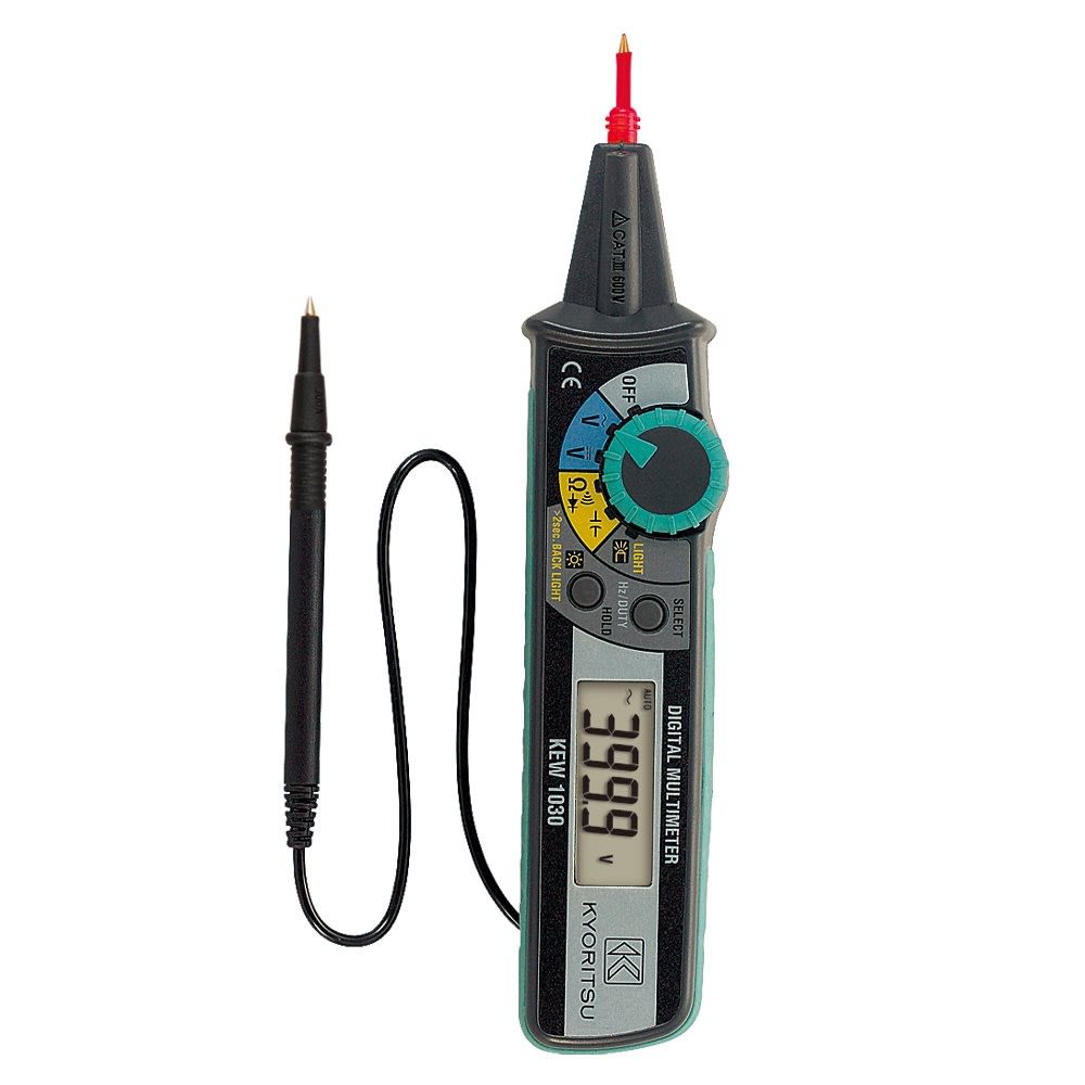 Turbotronic - Multimètre numérique format crayon vca/vcc/r/diode/cap