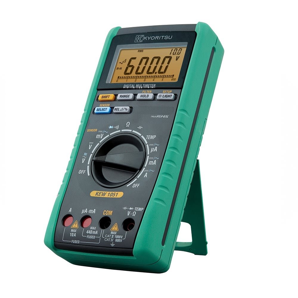 Turbotronic - Multimètre TRMS 1000Vca-cc/10Aca-cc/60M?