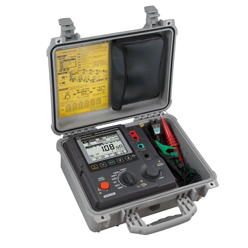 Turbotronic - Mesureur d'isolement numérique 500/1000/2500/10000/12000V 35T?
