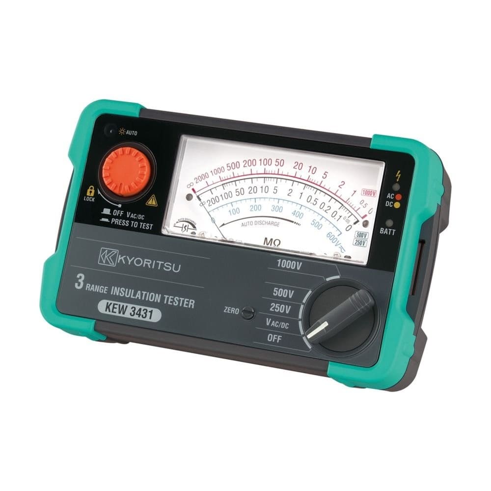 Turbotronic - Mesureur de résistance d'isolement analogique 250/500/1000V