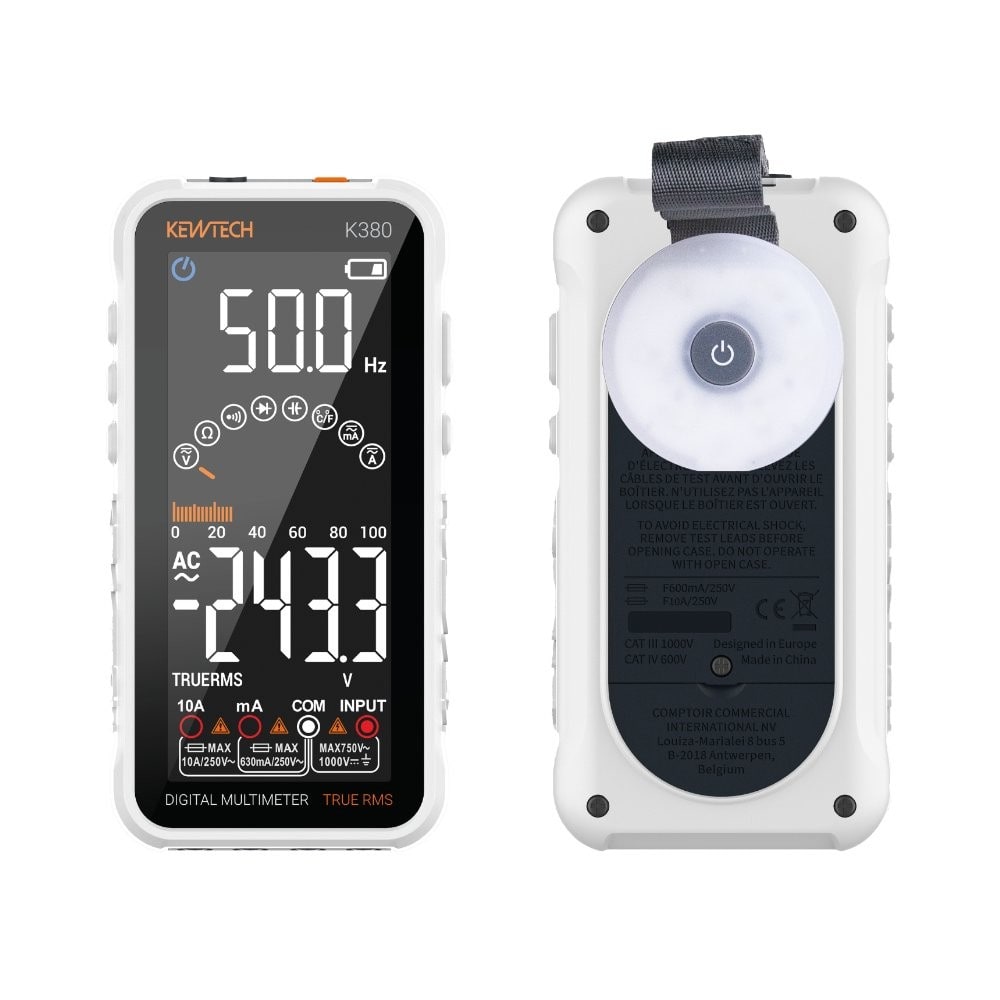 Turbotronic - Multimètre numérique TRMS professionnel 1000V CatIV 600V
