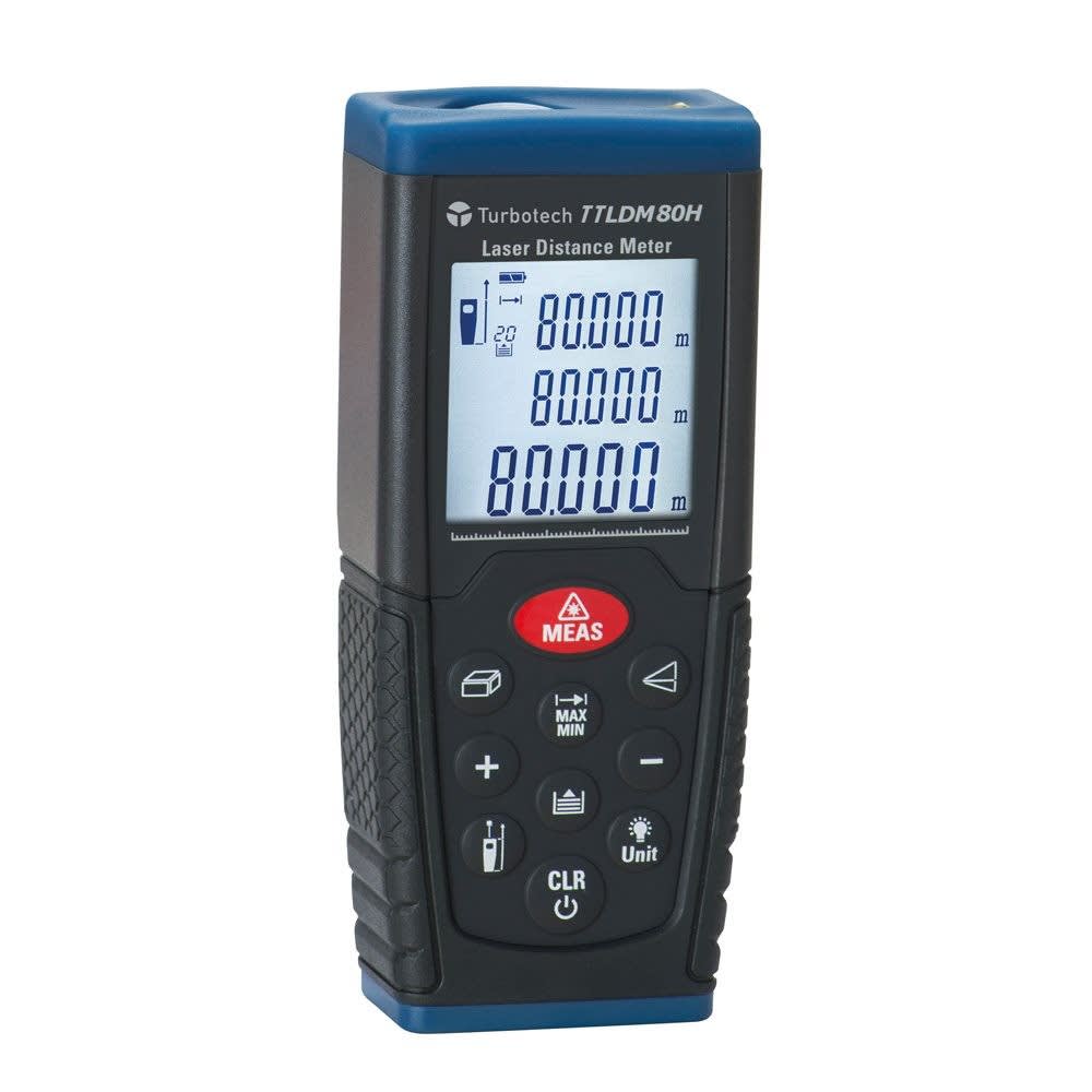 Turbotronic - Télémètre laser 120m et scanner mural pour métaux et montants