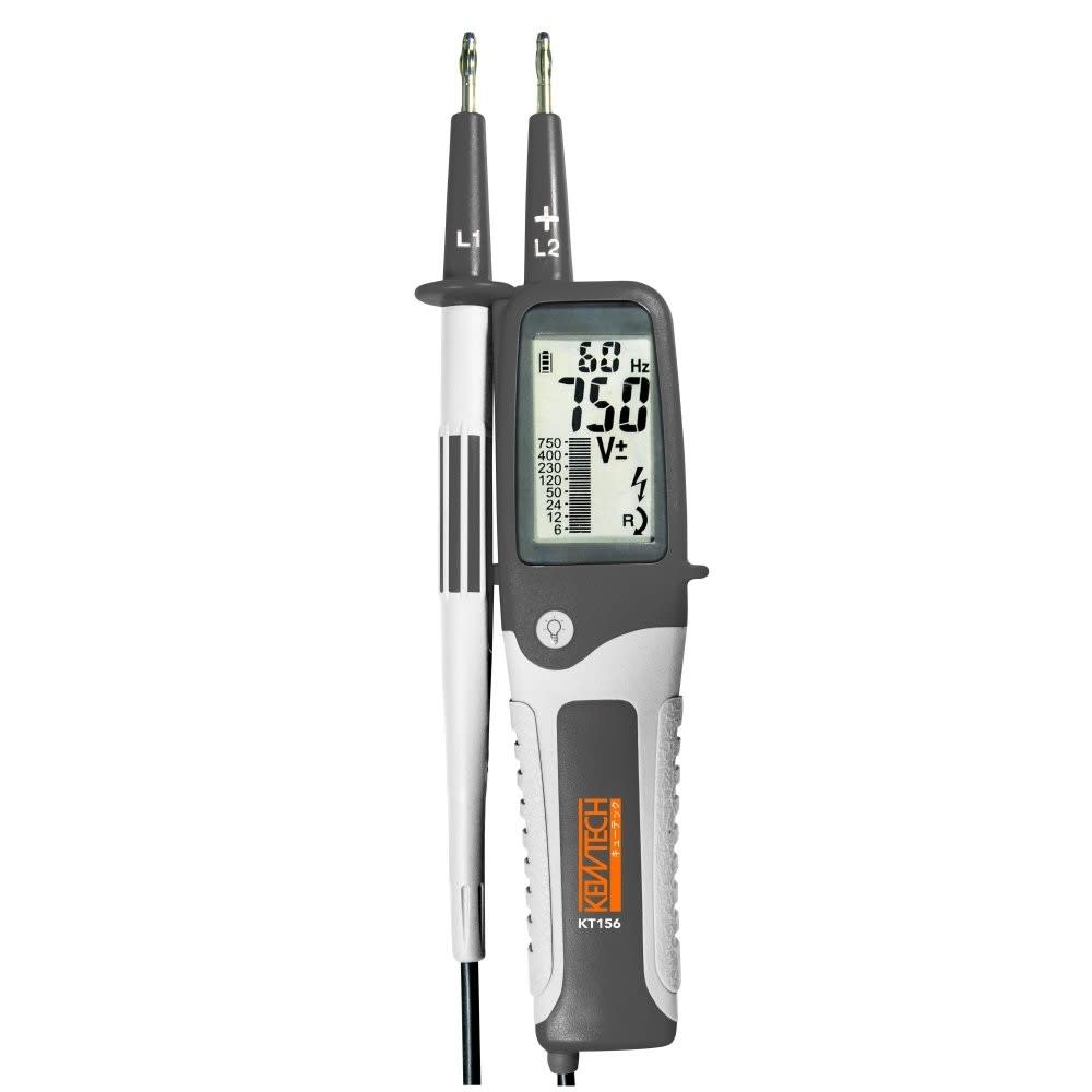 Turbotronic - Testeur de tension VAT/DDT jusqu'à 750Vca/cc affichage LCD