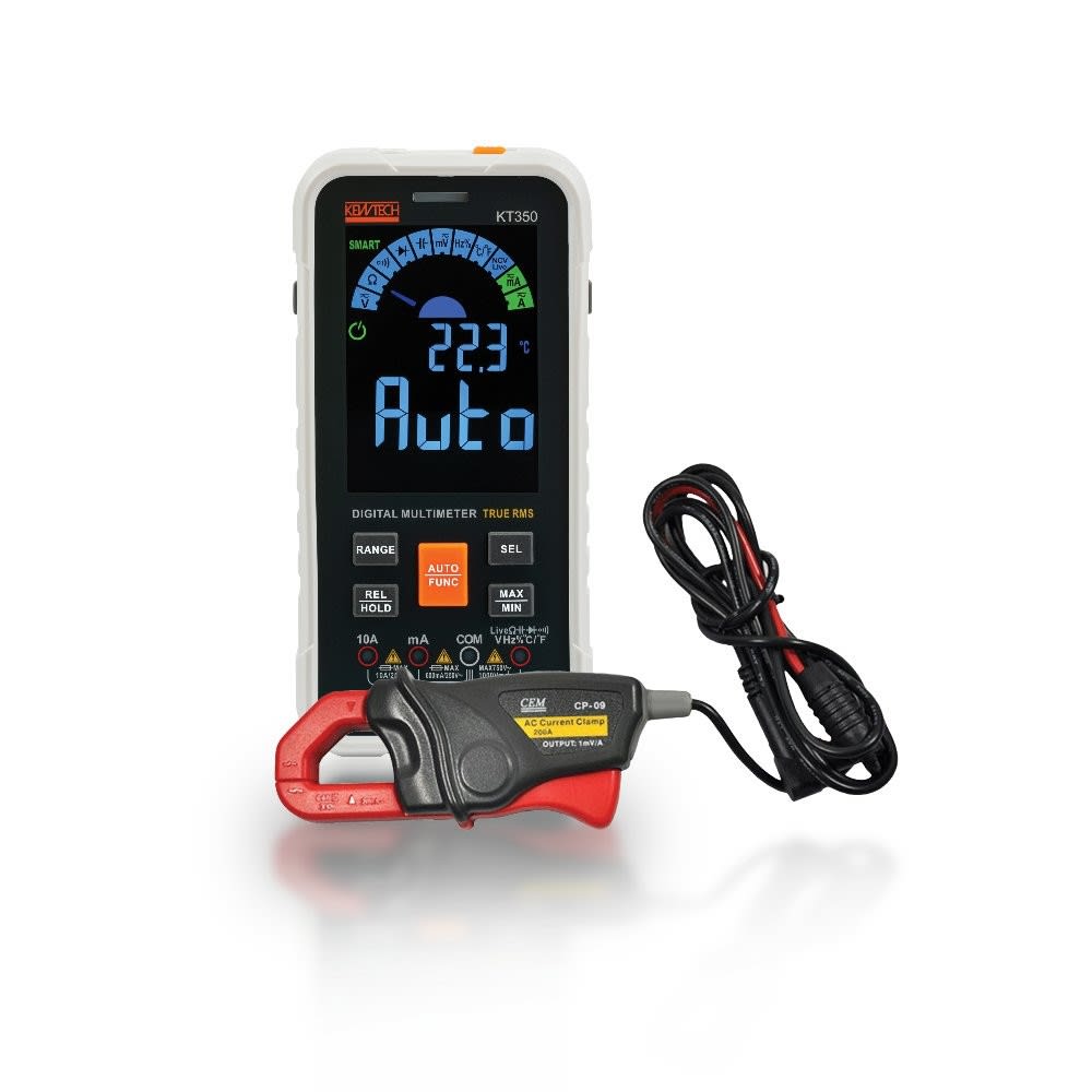 Turbotronic - Lot KT350 avec pince adaptatrice TT900 pour mesures de courant dans armoires