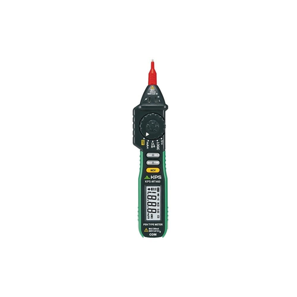 Turbotronic - Multimètre numérique format stylo 2000Pts 600Vac/dc, 200mAac/dc CATIII 600V