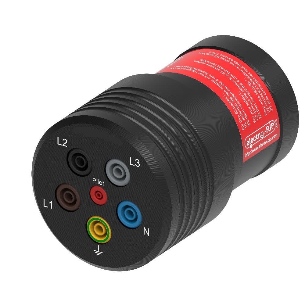 Turbotronic - Adaptateur de prise CEE 3P+N+E+pilot 6h 415V 63A