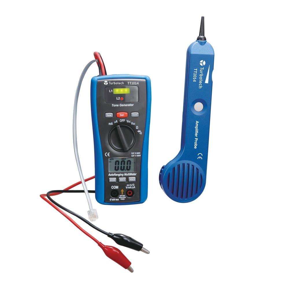 Turbotronic - Multimètre et traceur de ligne. Tonalite continue/variable réglable