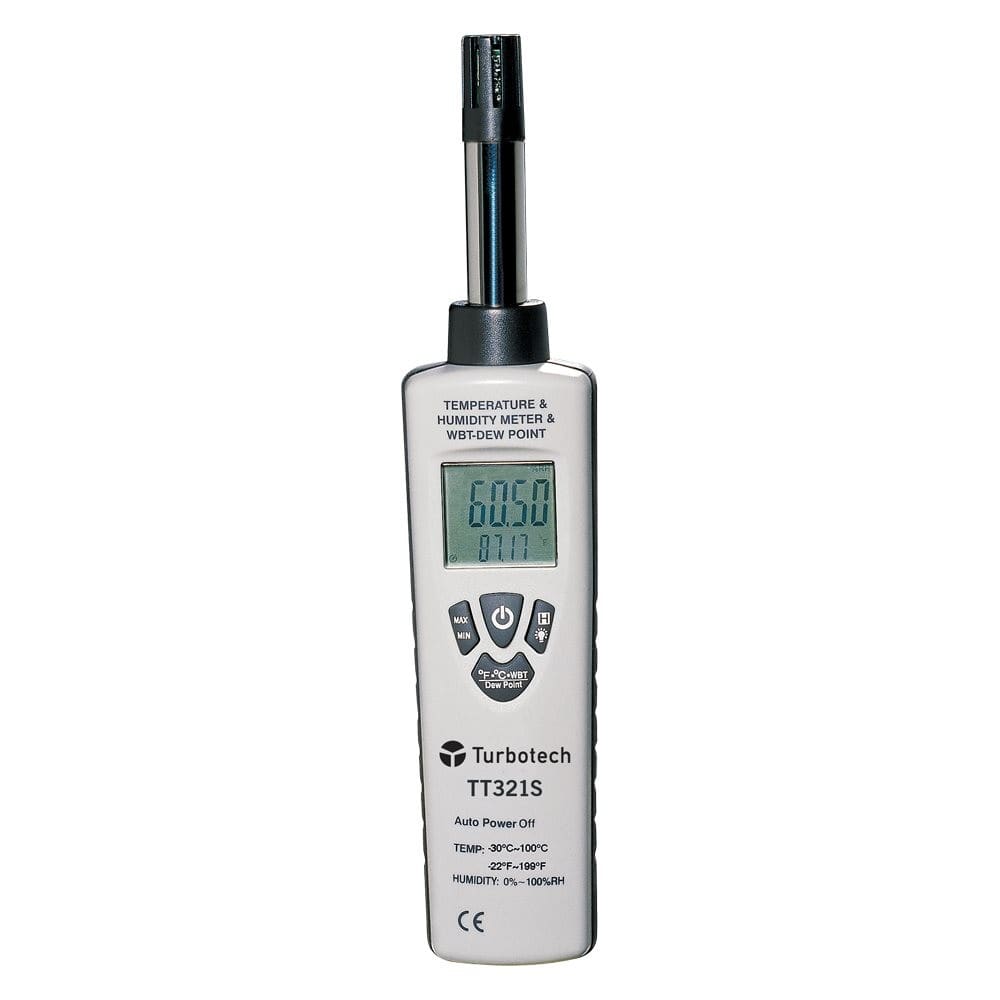 Turbotronic - Humidimètre dans l'air 0% 100%RH Température : -30+100°C