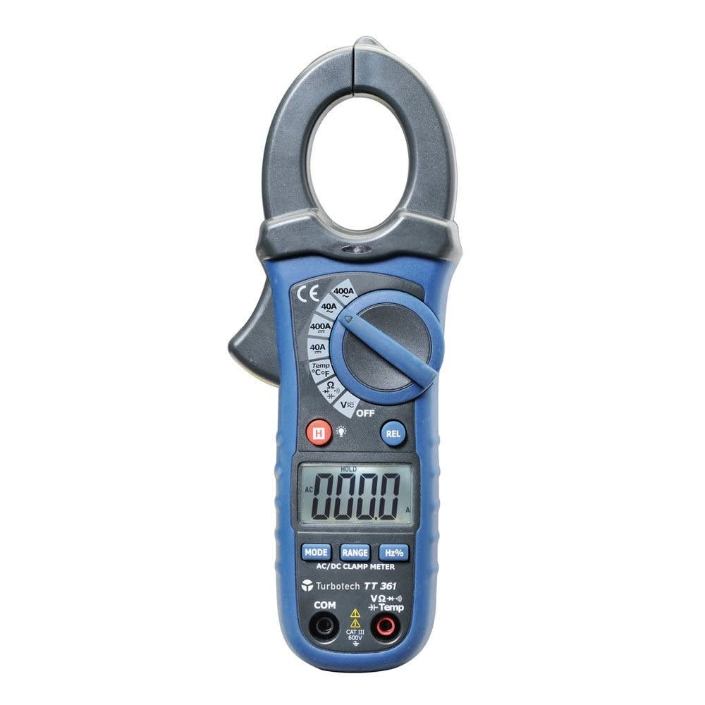 Turbotronic - Pince ampèremétrique compacte 400Aca. 4.000 points de mesure