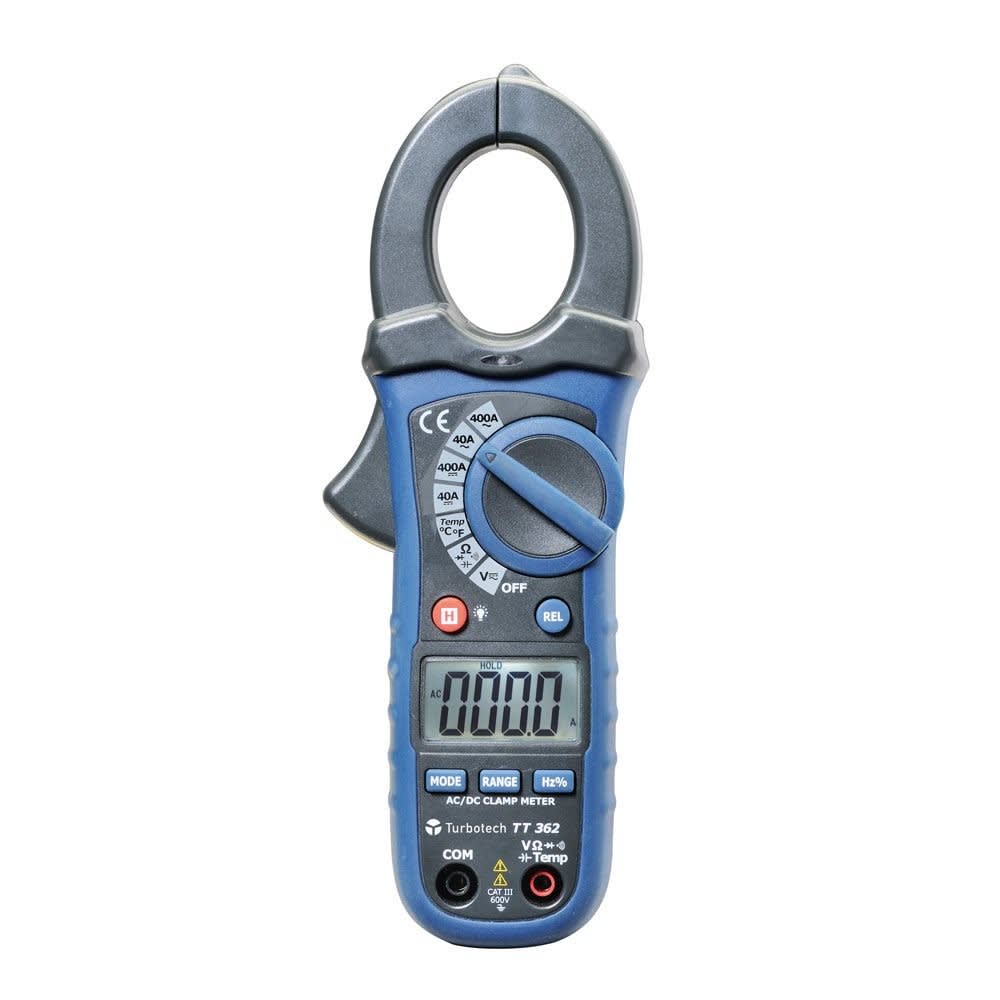 Turbotronic - Pince ampèremétrique compacte 400Aca/cc. 4.000 points de mesure