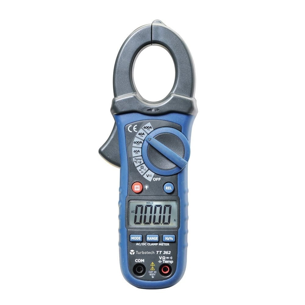 Turbotronic - Pince ampèremétrique compacte 400Aca/cc. 4.000 points de mesure