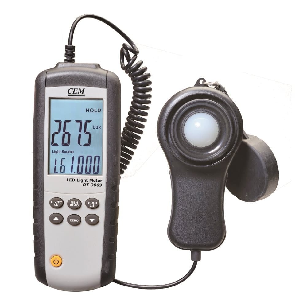 Turbotronic - Luxmètre avec fonction LED. 400 000 Lux