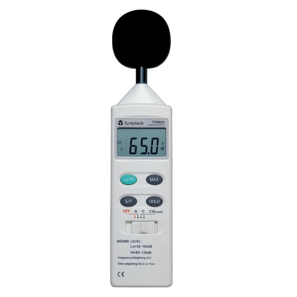 Turbotronic - Décibelmètre haute précision de 30 - 130 dB sortie analogique