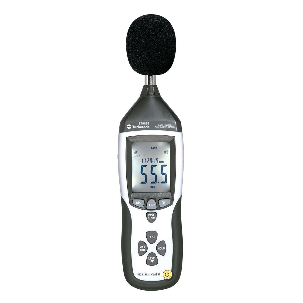 Turbotronic - Décibelmètre 30 - 130 dB sortie analogique/fonction enregistreur