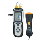 Turbotronic - Thermomètre 2 canaux-200°C +1372°C entrée sonde IR (inclus sonde)