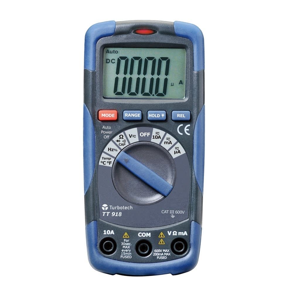 Turbotronic - Multimètre numérique compact 600V 10A 6000pts