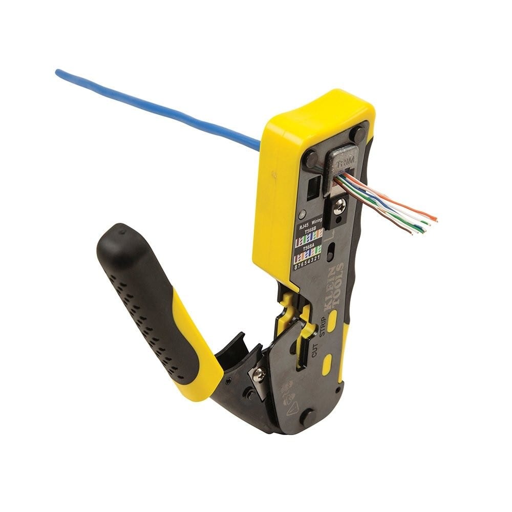 Turbotronic - Pince à sertir modulaire compacte pour connecteur RJ45