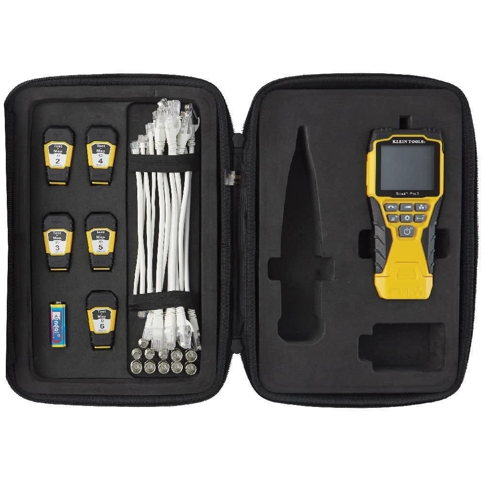 Turbotronic - ScoutPro3. Testeur de câbles VDI avec kit modules déportés Test+Map