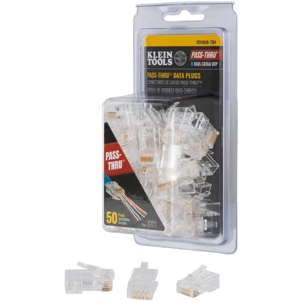 Turbotronic - Fiche de données PassThru Cat6A UTP pack 50 pcs
