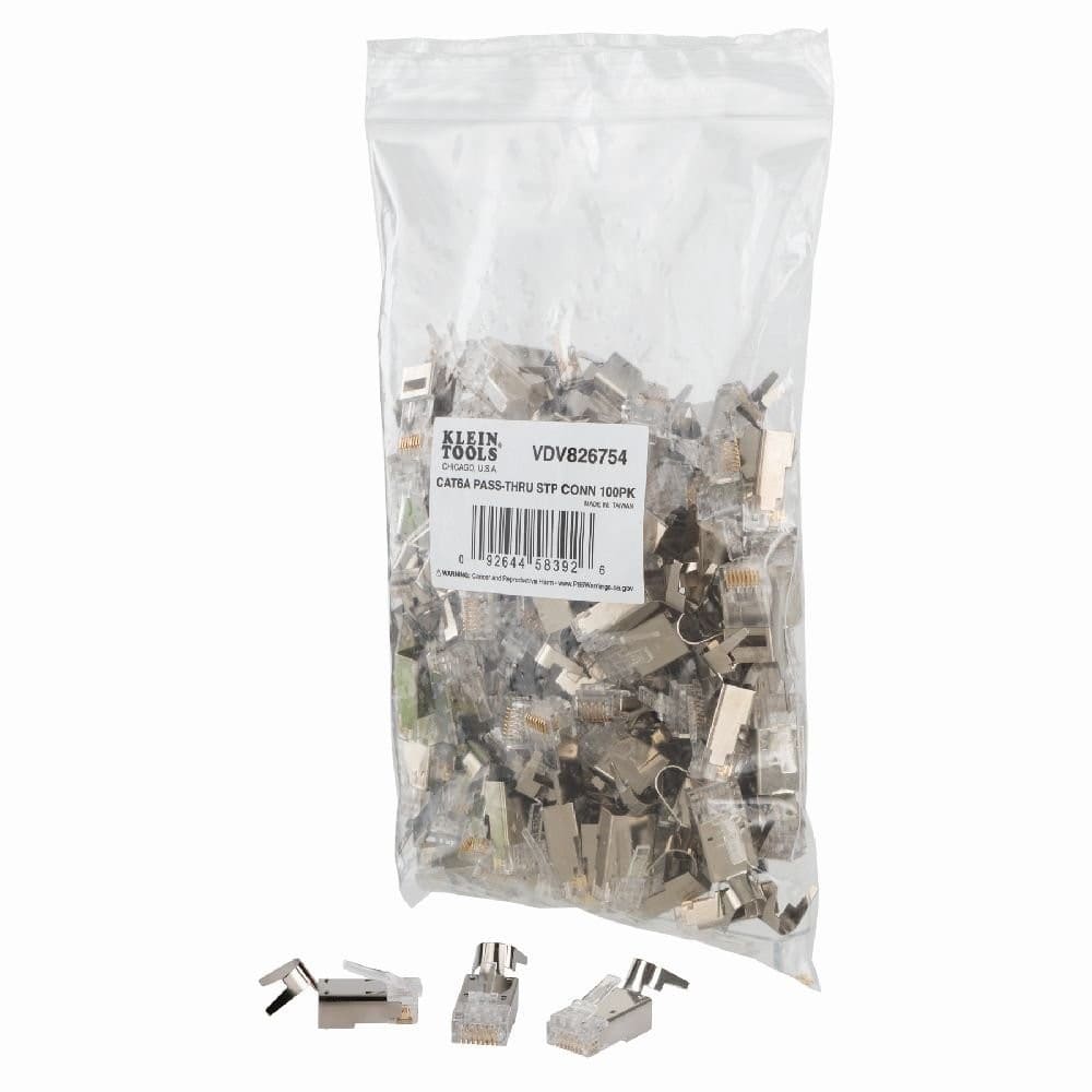 Turbotronic - Fiche de donnéesPassThru Cat6A STP pack 100 pcs