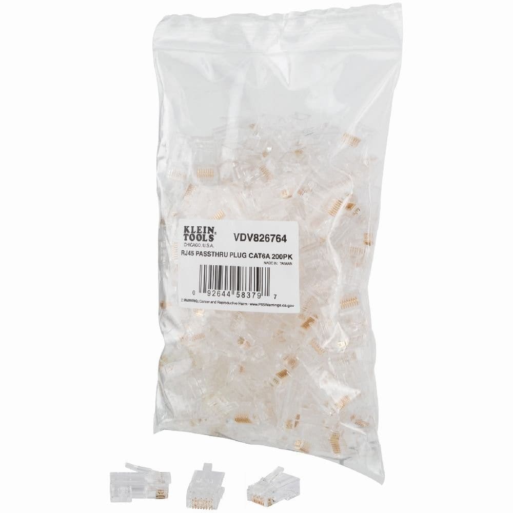 Turbotronic - Fiche de données PassThru Cat6A UTP pack 200 pcs