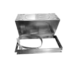 Euroclima Diffusion - BABZ ISOLEE L400xH150xP225mm D200 + CM (Cadre de Montage)