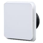 Euroclima Diffusion - BDOP 160 : BOUCHE X-TRA PLATE S-R CARREE ABS BLANC D160