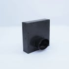 Euroclima Diffusion - WCVENT-CARR-125 : BOUCHE EXTRACTION VMC 1 FENTE CARRÉ Ø125