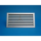 Euroclima Diffusion - RA BLANC L400xH400 (ailettes courbes fixes a 45)