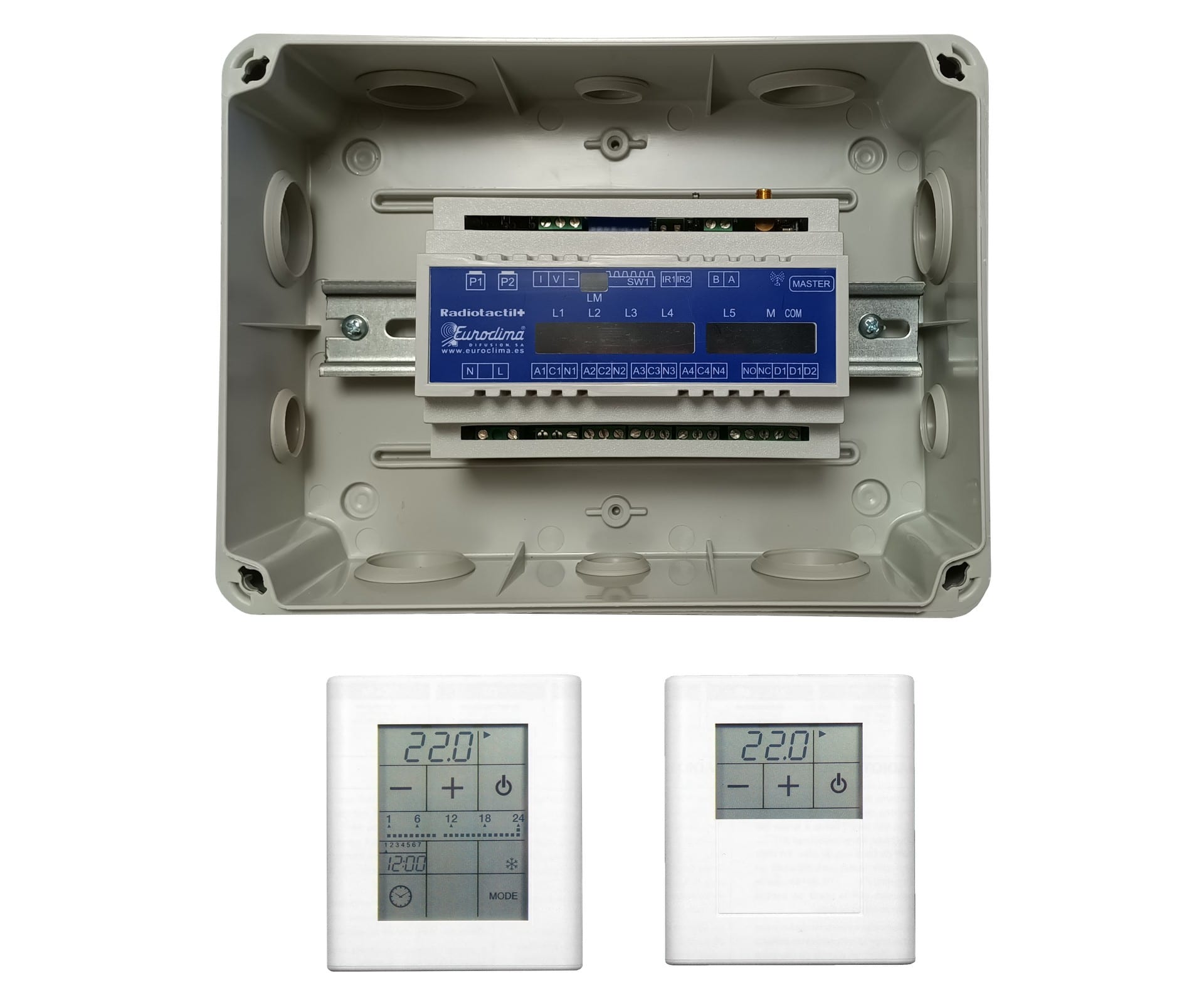 Euroclima Diffusion - PLATINE CENTRALE RADIOTACTIL
