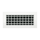 Euroclima Diffusion - HVR BLANC L300xH100 (Ailettes Mobiles D.D. + Registre)