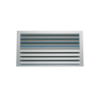 Euroclima Diffusion - H2 BLANC L700xH200 (Ailettes Courbes Mobiles 2 Directions)