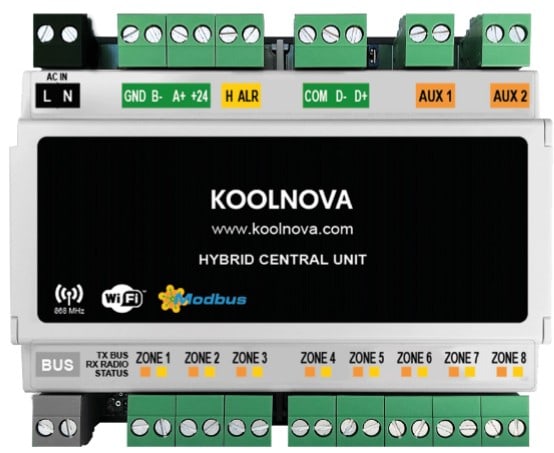 Euroclima Diffusion - PLATINE CENTRALE HYBRIDE KOOLNOVA 2.0