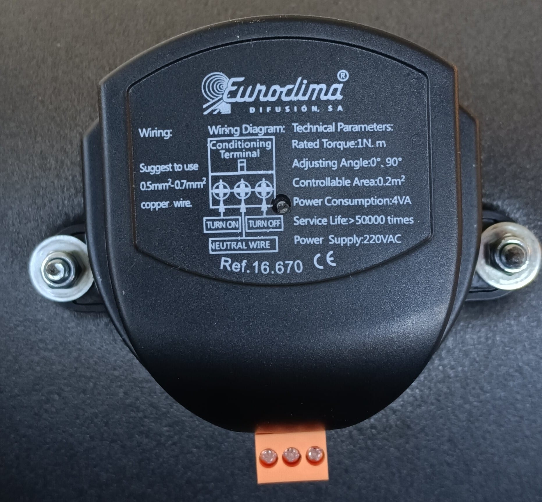 Euroclima Diffusion - MOTEUR RCM 220V