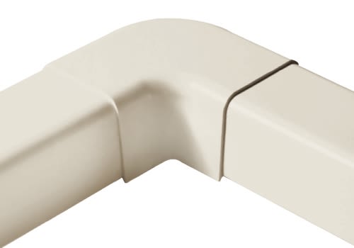 ARTIPLASTIC - Angle plat 60x45 mm pur blanc