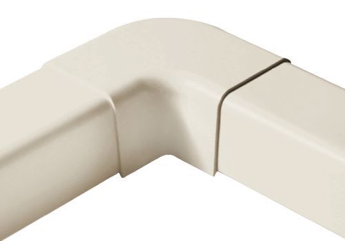 ARTIPLASTIC - Angle plat 80x60 mm pur blanc